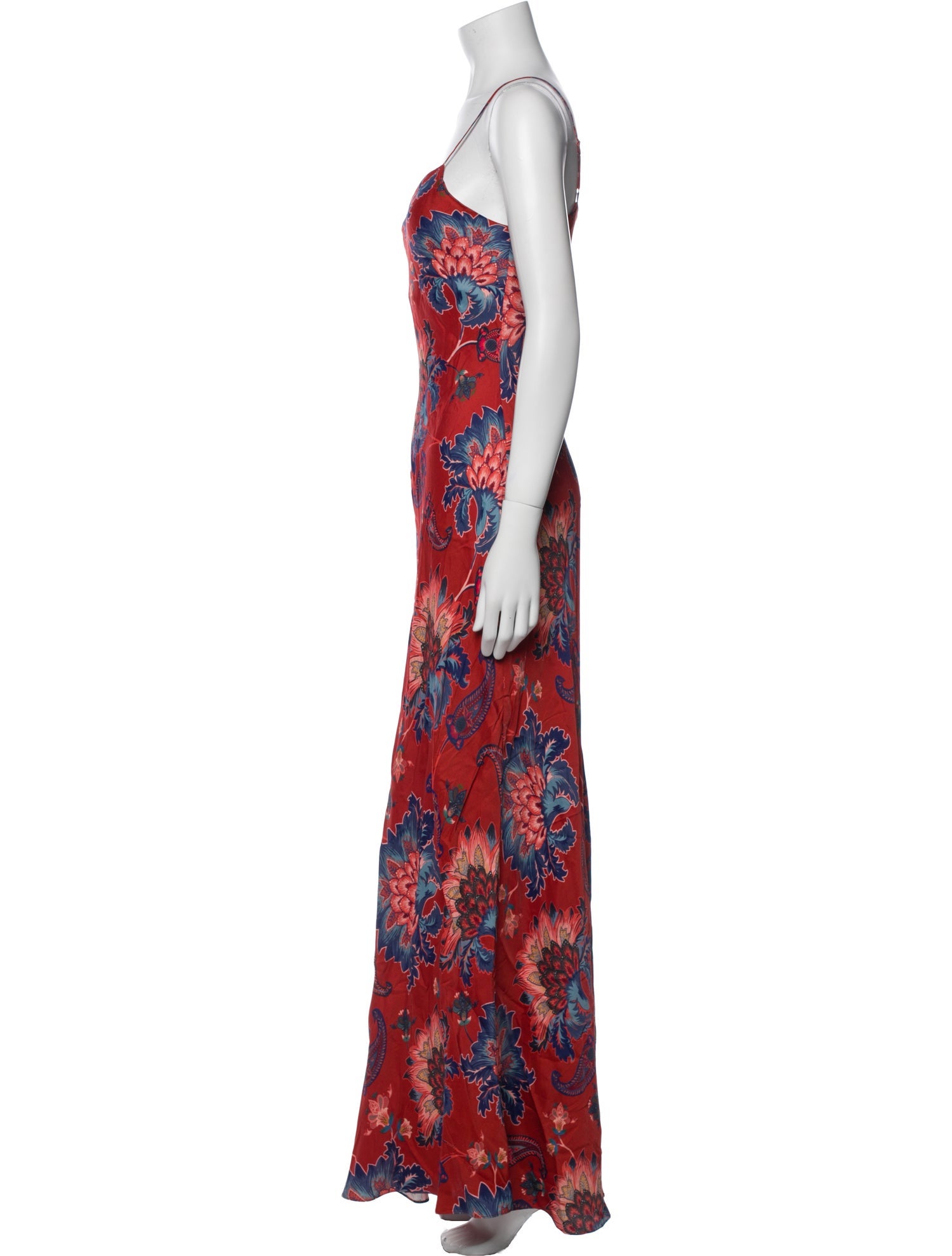 Farm Rio Floral Print Long Dress