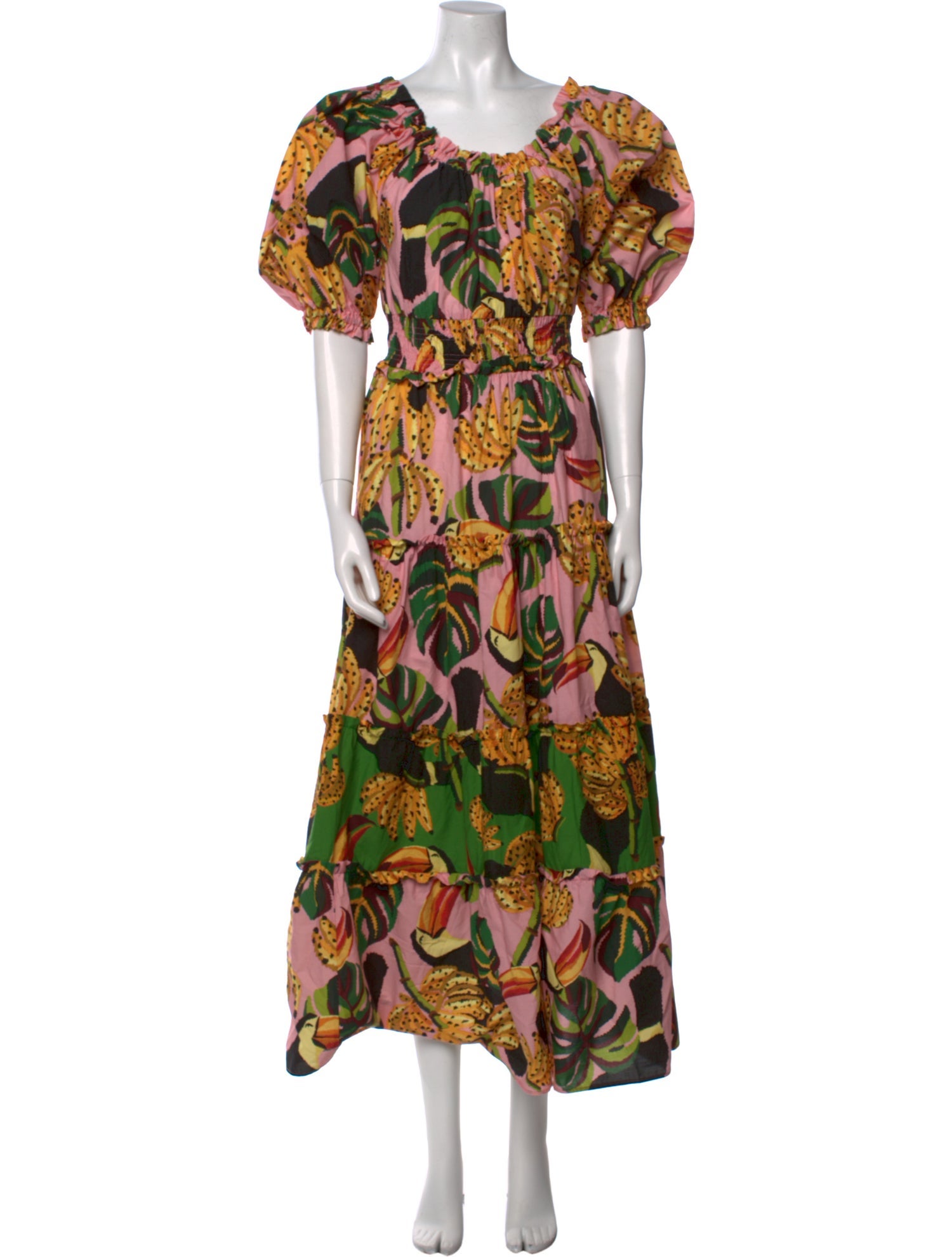 Farm Rio Printed Long Dress
