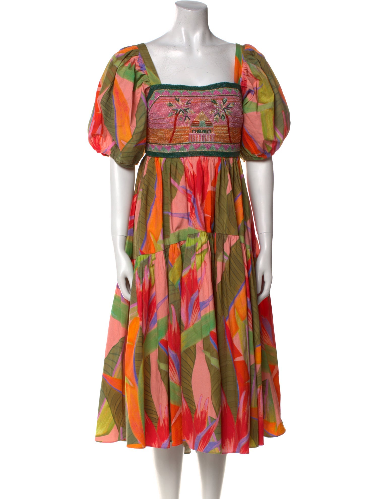 Farm Rio Printed Mini Dress