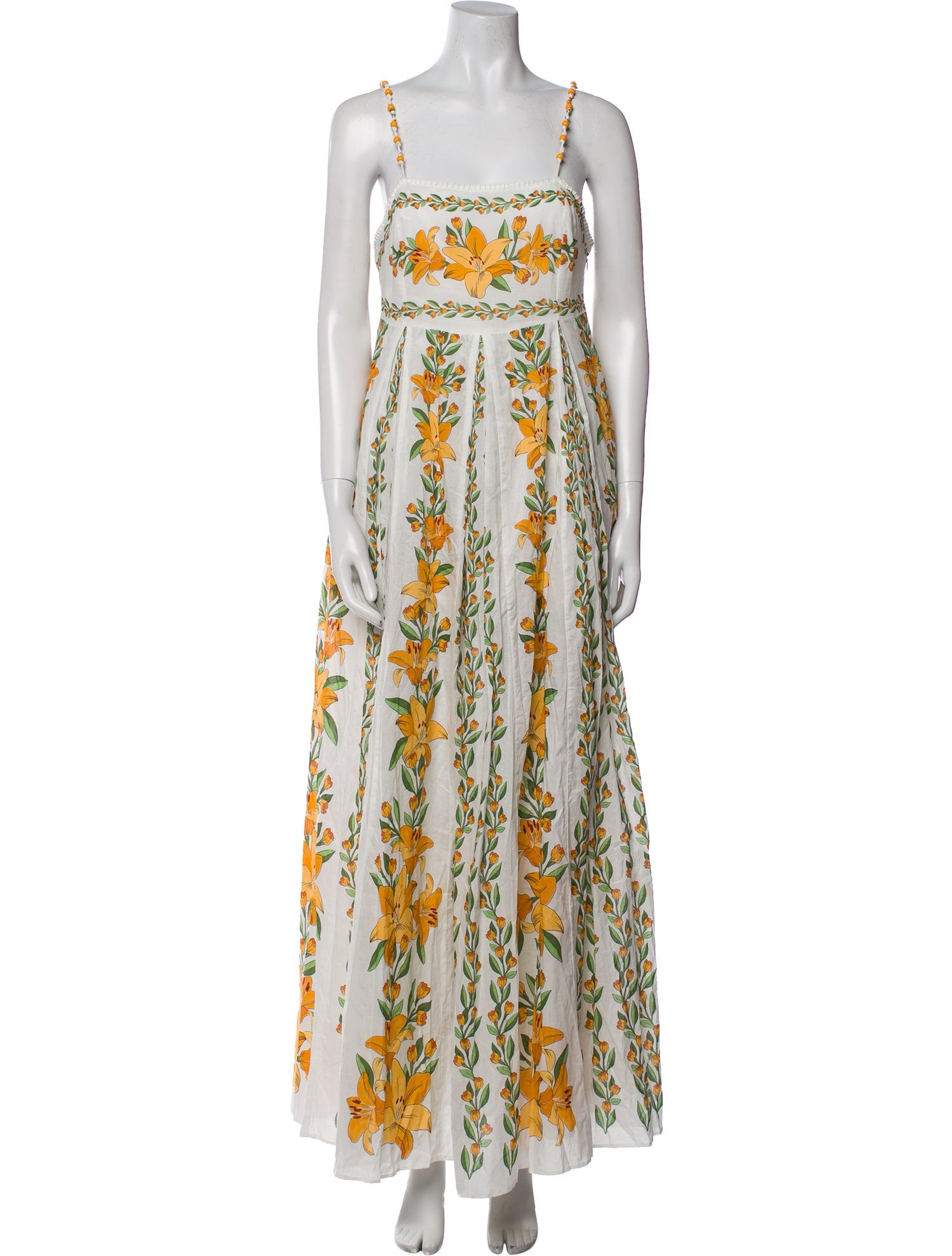 Farm Rio Floral Print Long Dress