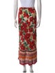 Farm Rio Floral Print Midi Length Skirt