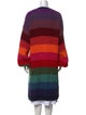 Farm Rio Striped Open Front Sweater