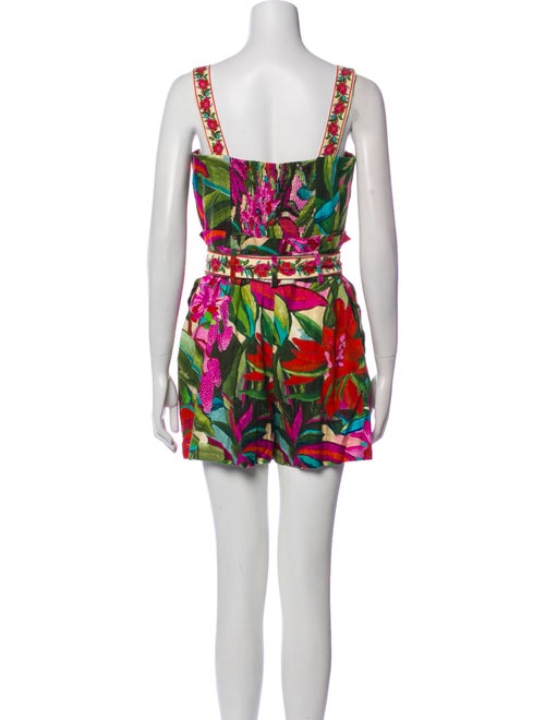 Farm Rio Linen Printed Romper