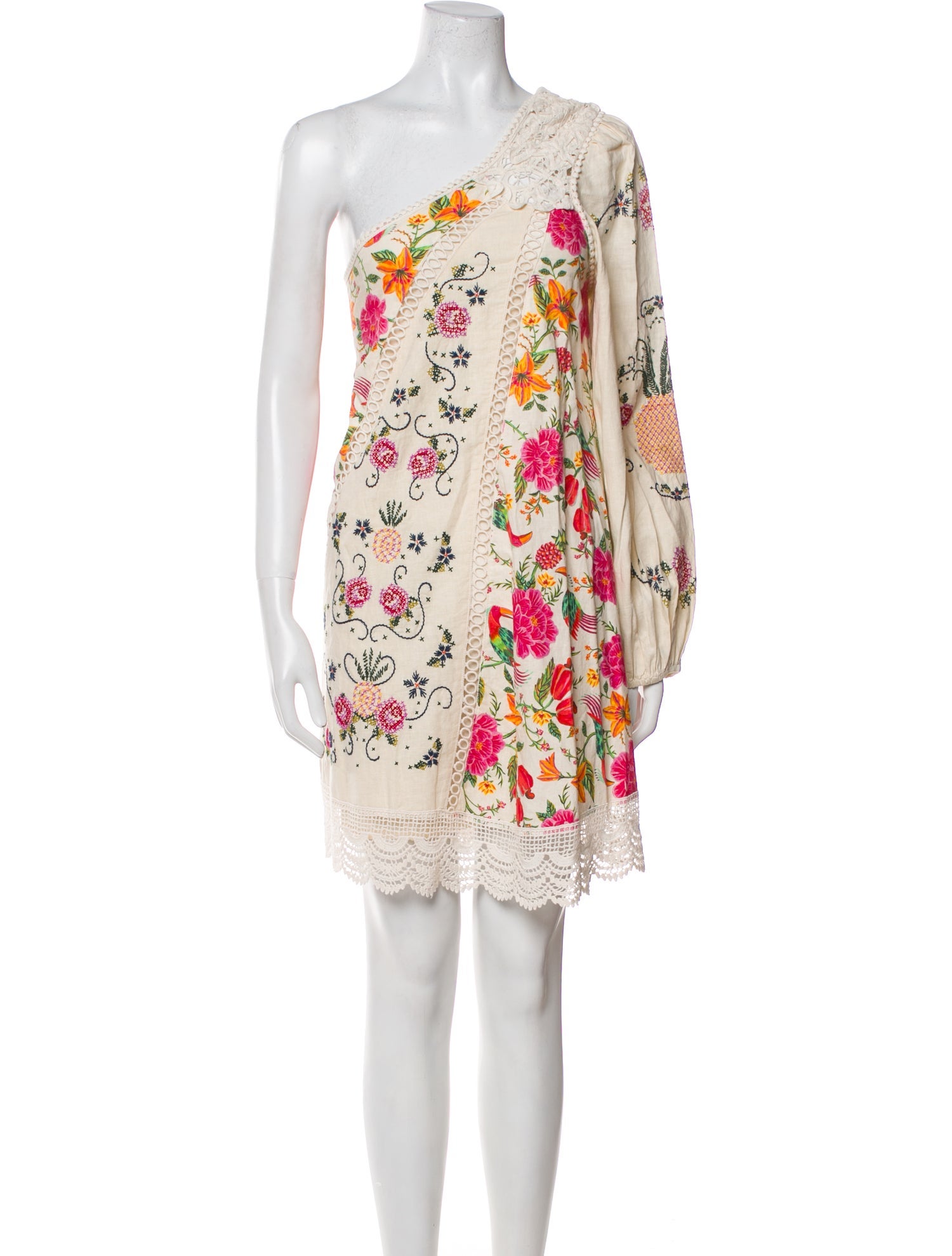 Farm Rio Linen Mini Dress