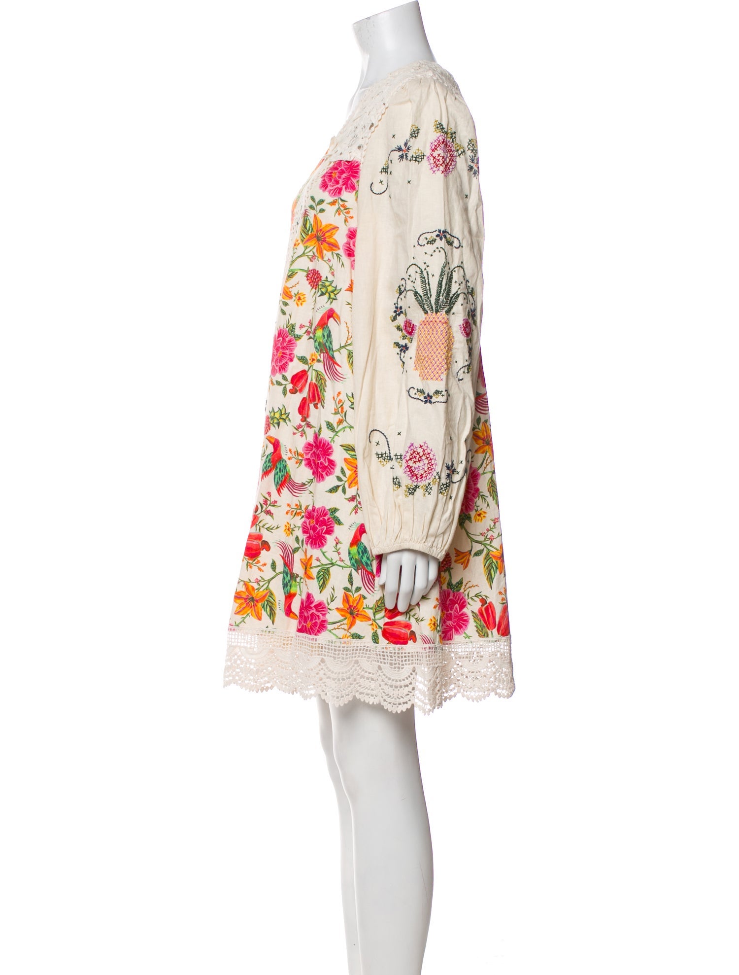 Farm Rio Linen Mini Dress