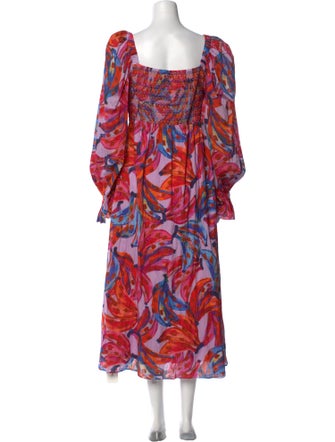 Farm Rio Printed Long Dress