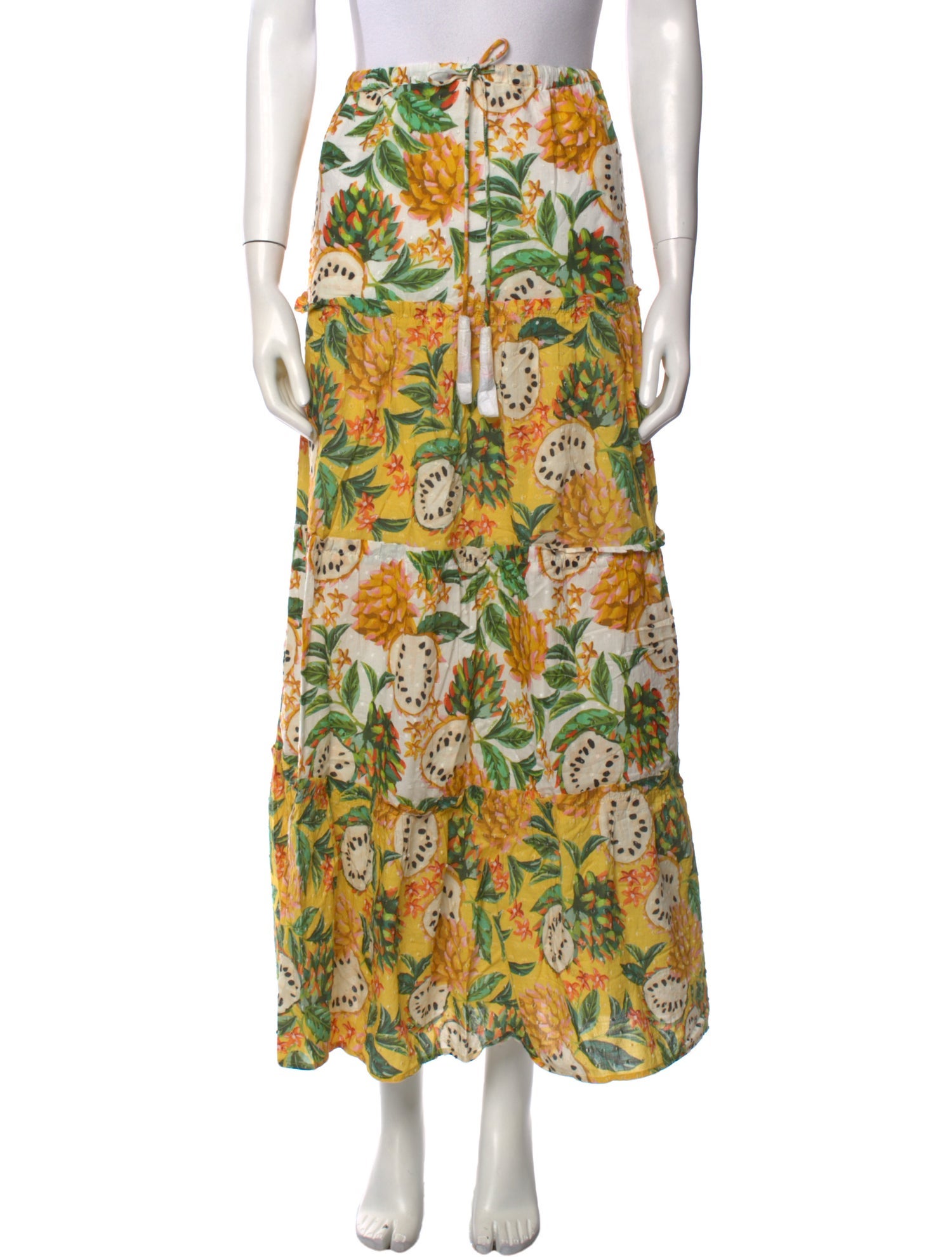 Farm Rio Floral Print Midi Length Skirt w/ Tags