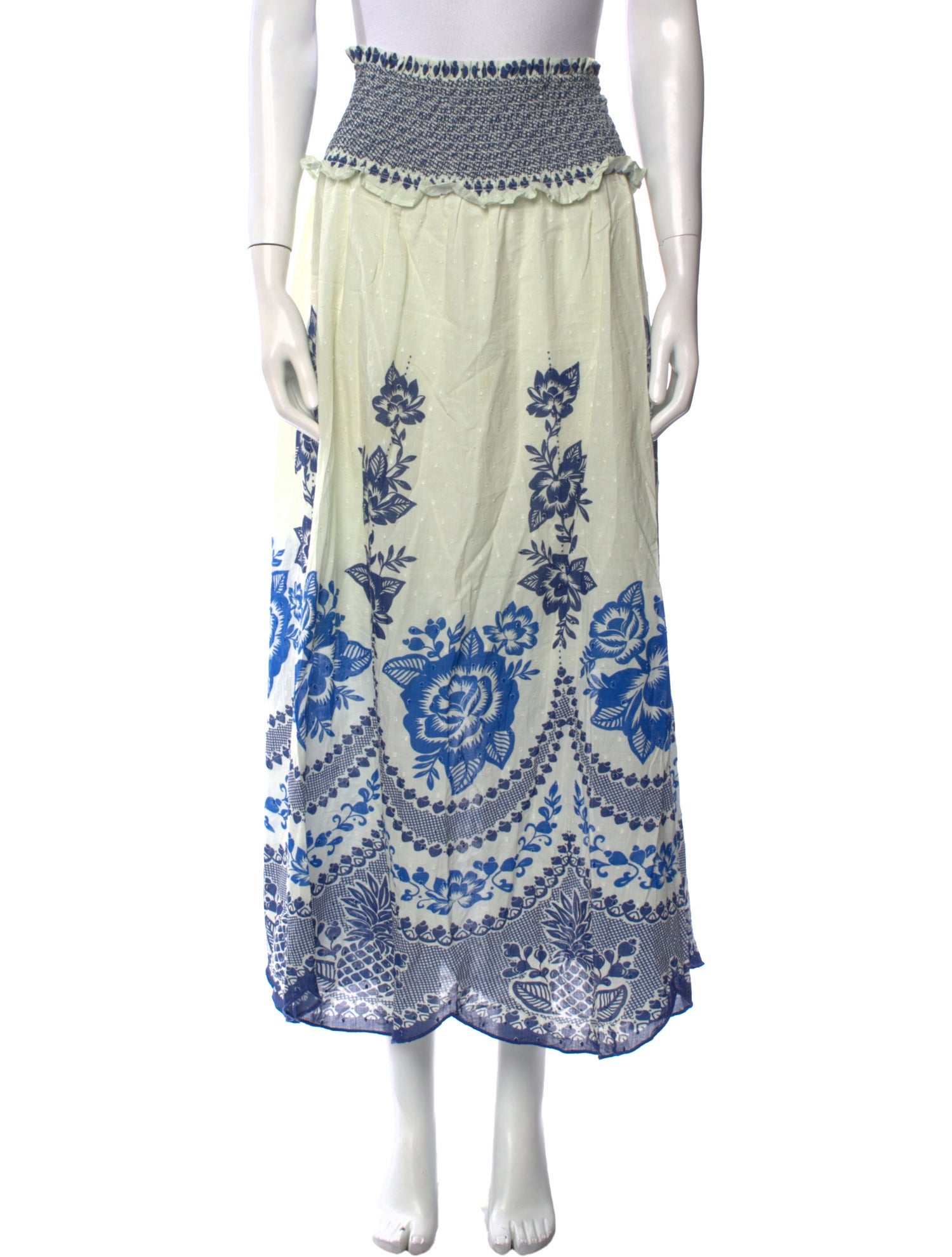 Farm Rio Printed Midi Length Skirt