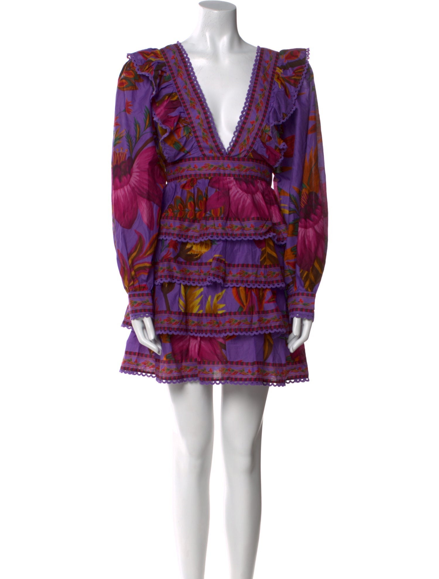 Farm Rio Printed Mini Dress