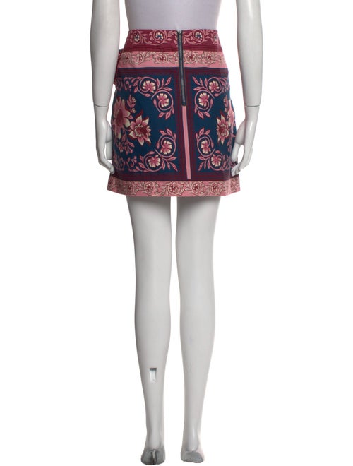 Farm Rio Floral Print Mini Skirt