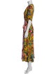 Farm Rio Floral Print Midi Length Dress