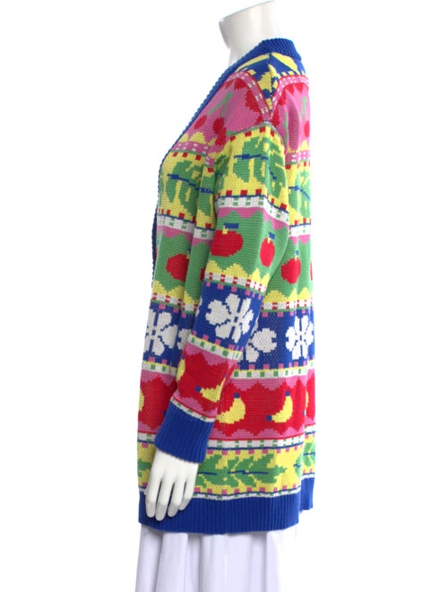 Farm Rio Printed V-Neck Sweater