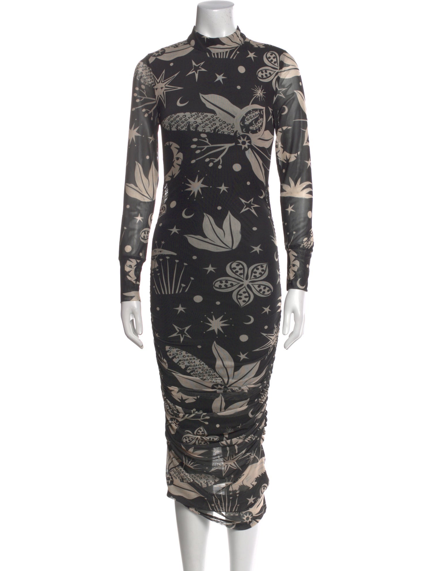 Farm Rio Floral Print Midi Length Dress w/ Tags