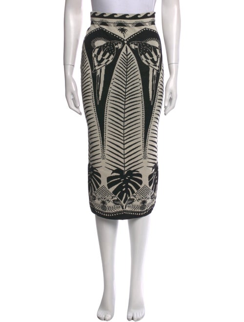 Farm Rio Printed Midi Length Skirt