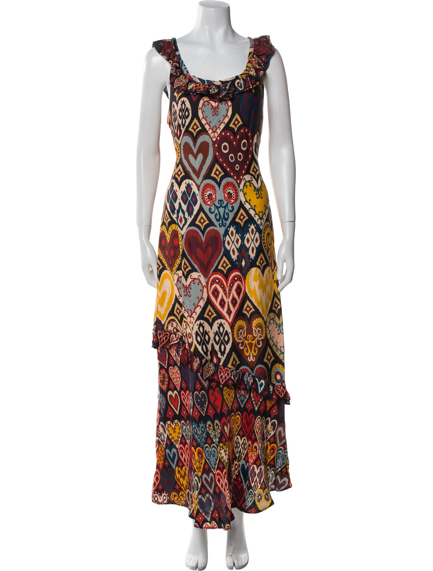 Farm Rio Printed Long Dress w/ Tags