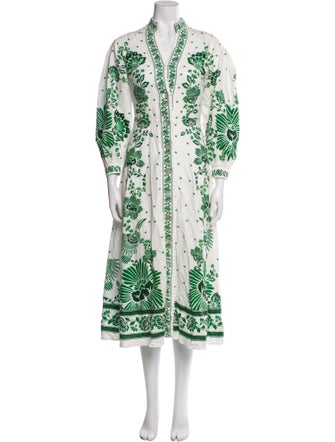 Farm Rio Printed Long Dress