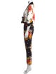 Farm Rio Printed V-Neck Jumpsuit
