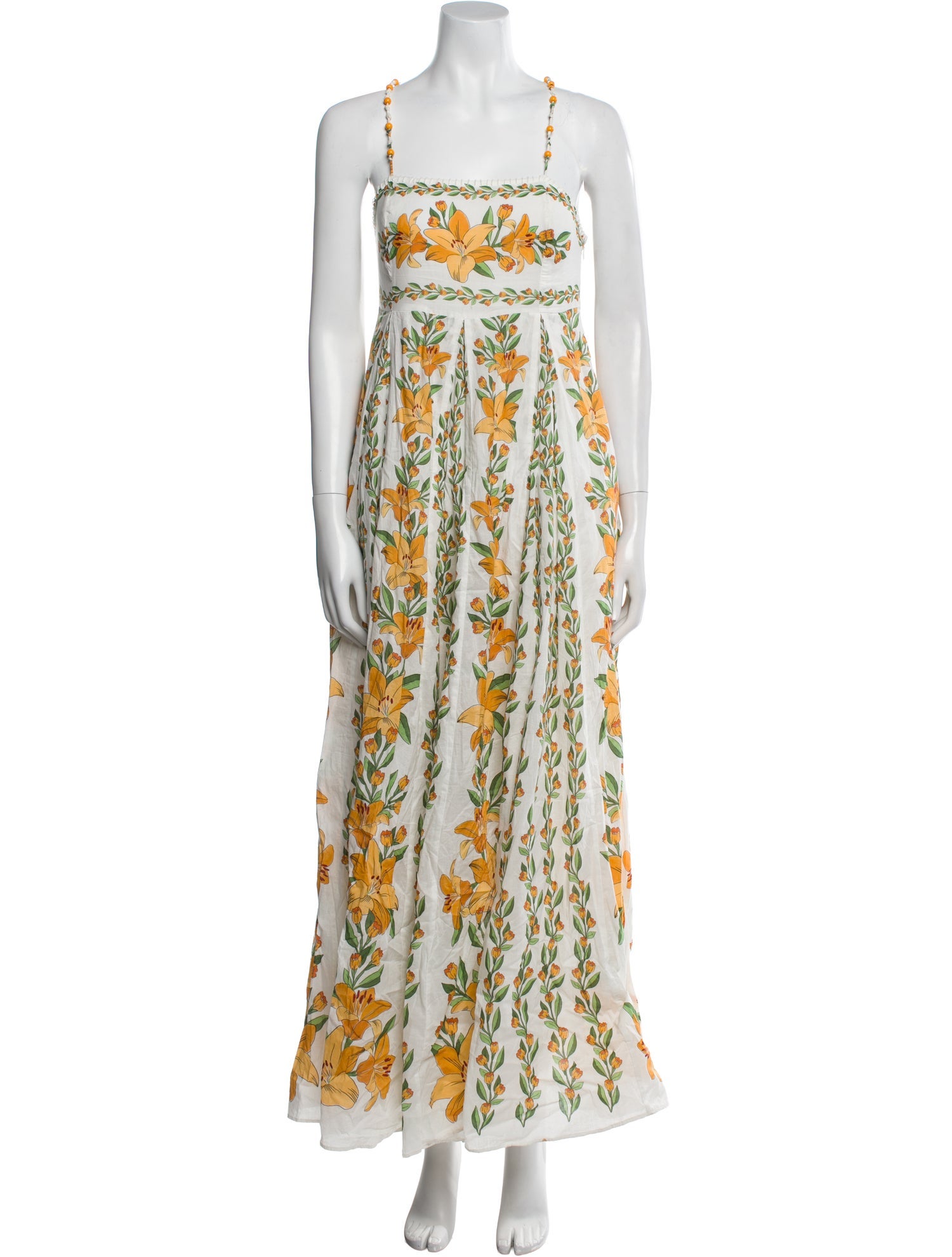 Farm Rio Floral Print Long Dress