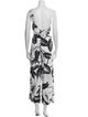 Farm Rio Printed One-Shoulder Jumpsuit