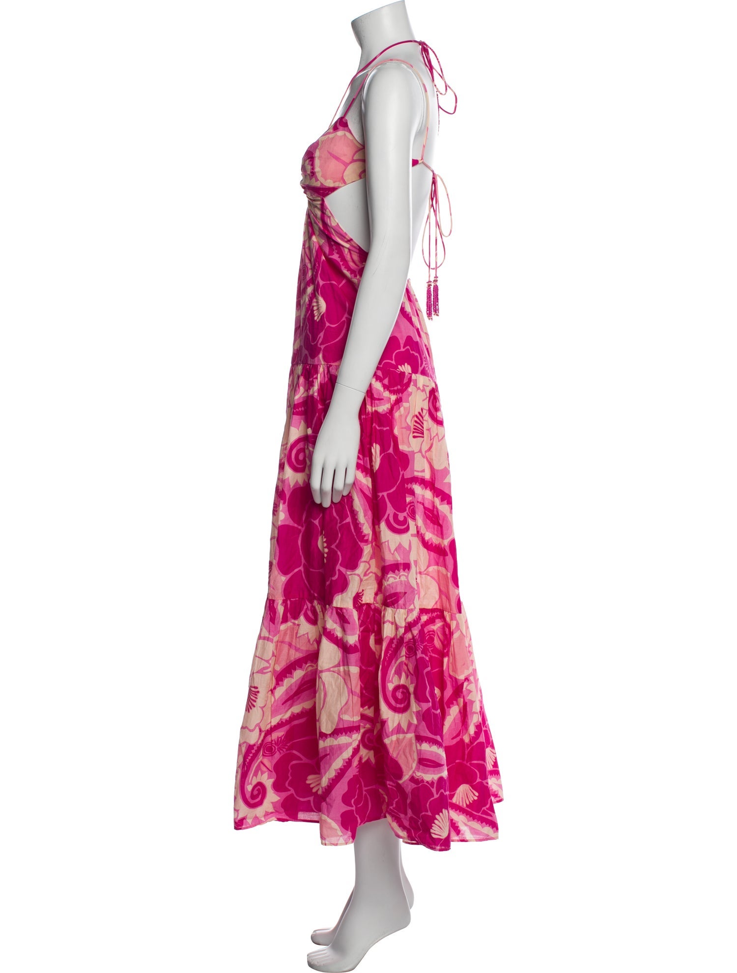 Farm Rio Floral Print Long Dress