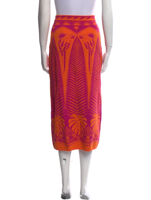 Farm Rio Printed Midi Length Skirt