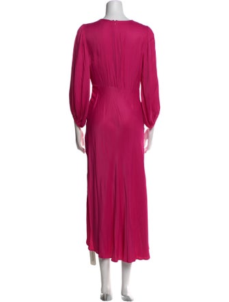 Farm Rio Crew Neck Long Dress