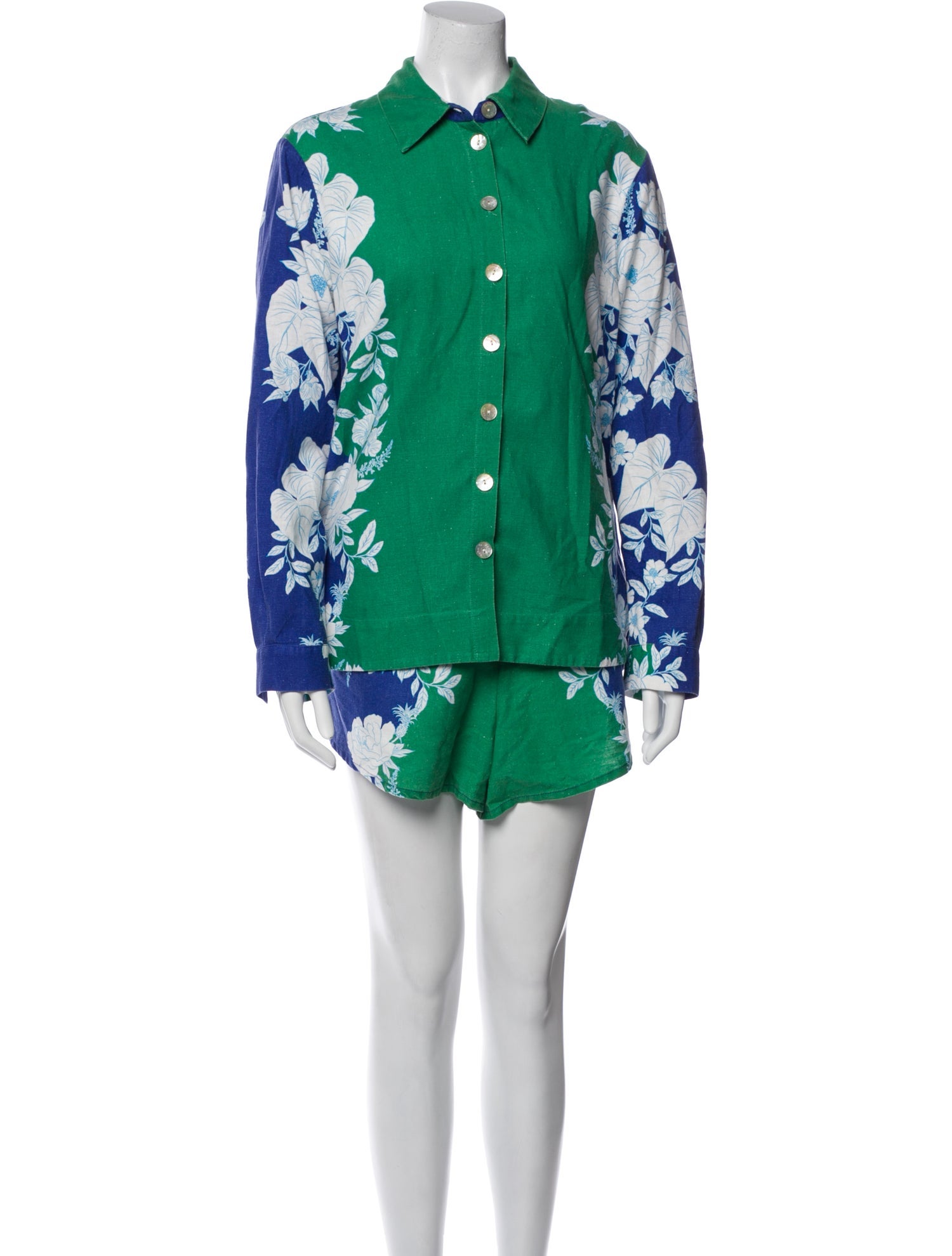 Farm Rio Linen Printed Short Set