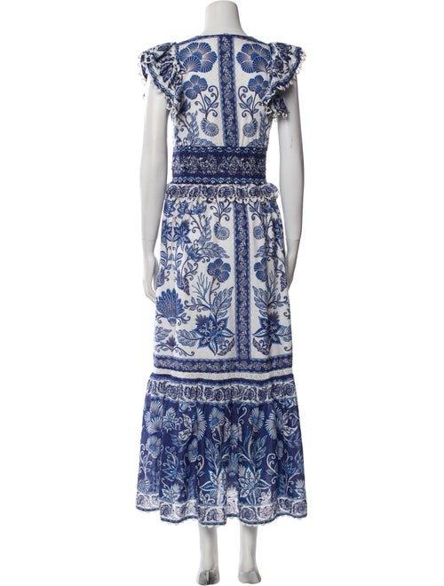 Farm Rio Floral Print Long Dress