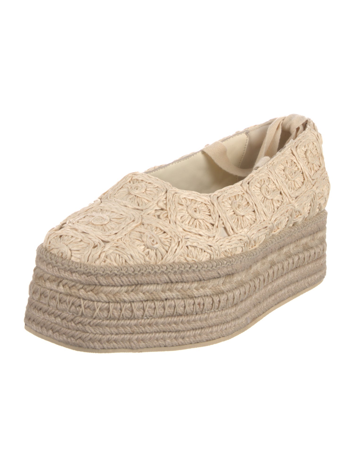 Farm Rio Raffia Espadrilles w/ Tags