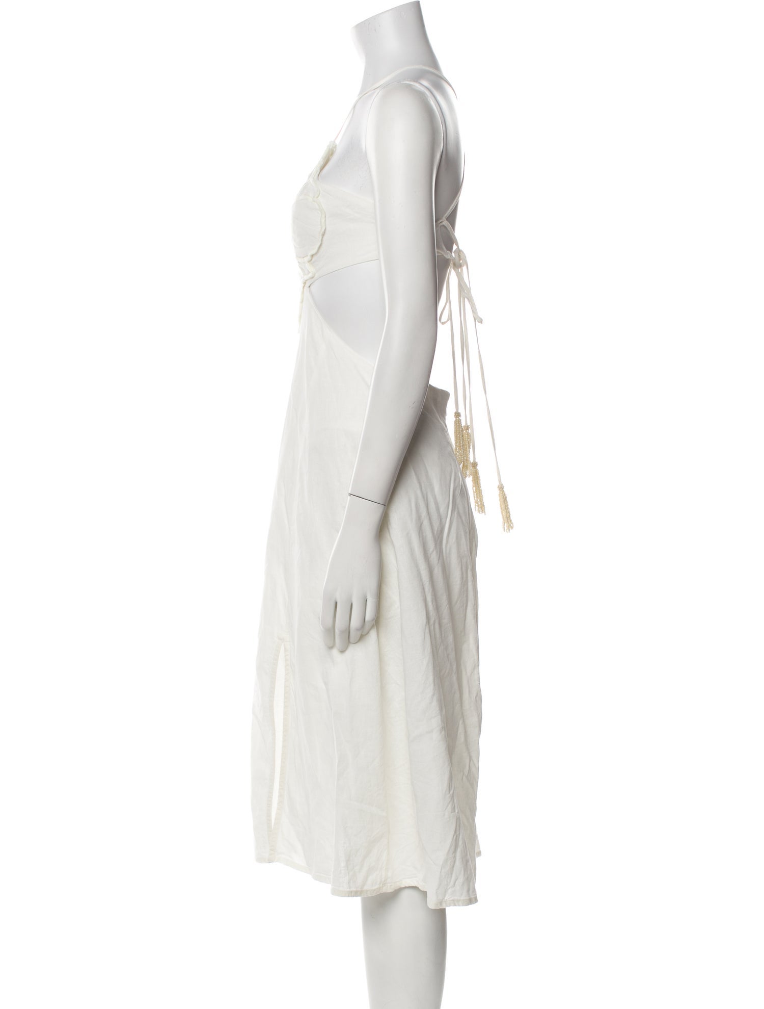 Farm Rio Square Neckline Midi Length Dress