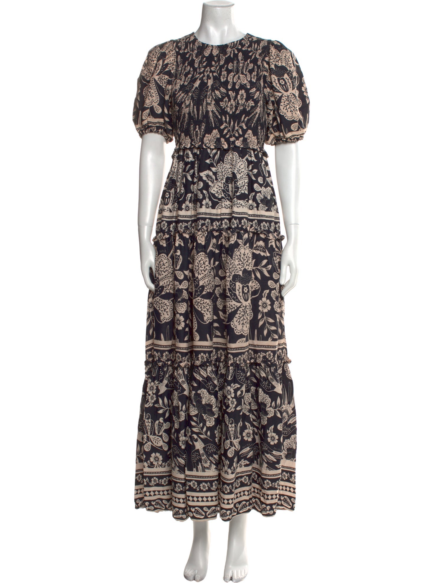Farm Rio Printed Long Dress