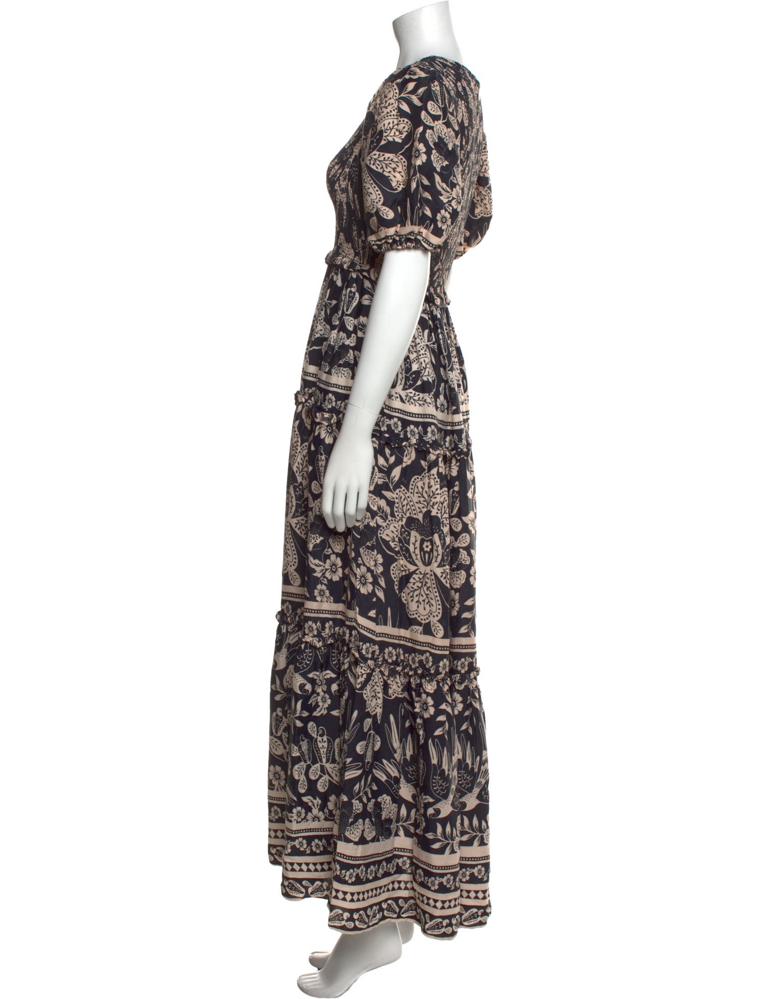 Farm Rio Printed Long Dress
