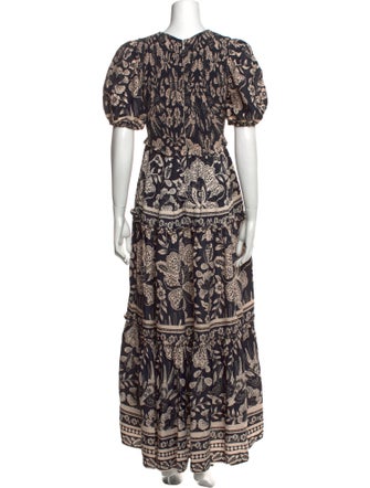 Farm Rio Printed Long Dress