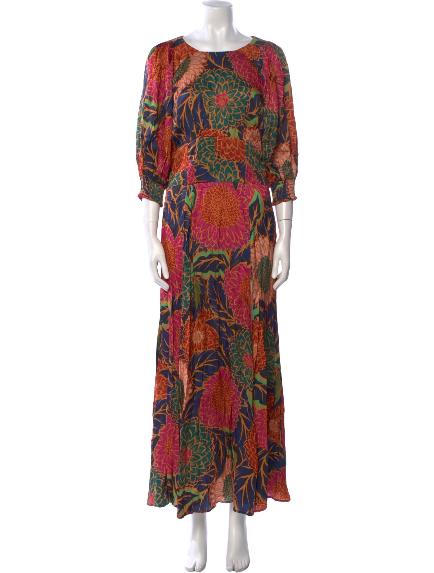 Farm Rio Printed Long Dress