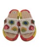 Farm Rio Printed Crochet Trim Slides