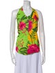 Farm Rio Floral Print Halterneck Top