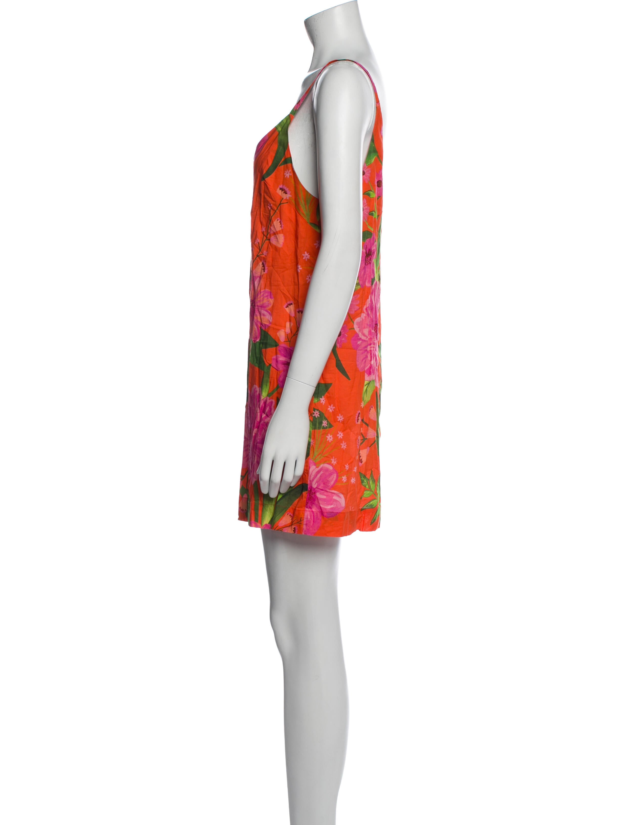 Farm Rio Floral Print Mini Dress