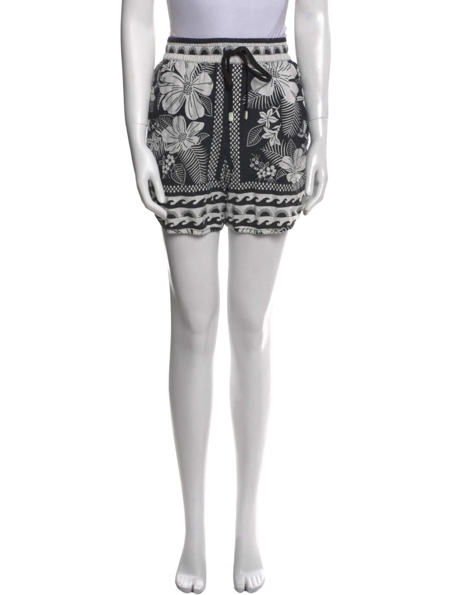 Farm Rio Linen Mini Shorts