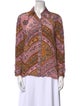 Farm Rio for Anthropologie Paisley Print Long Sleeve Blouse