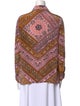 Farm Rio for Anthropologie Paisley Print Long Sleeve Blouse