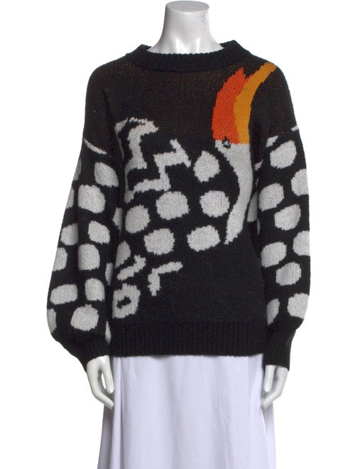Farm Rio Printed Crew Neck Sweater