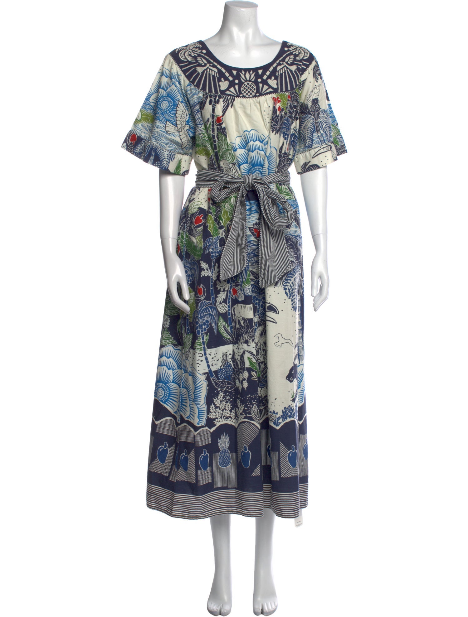 Farm Rio Printed Long Dress