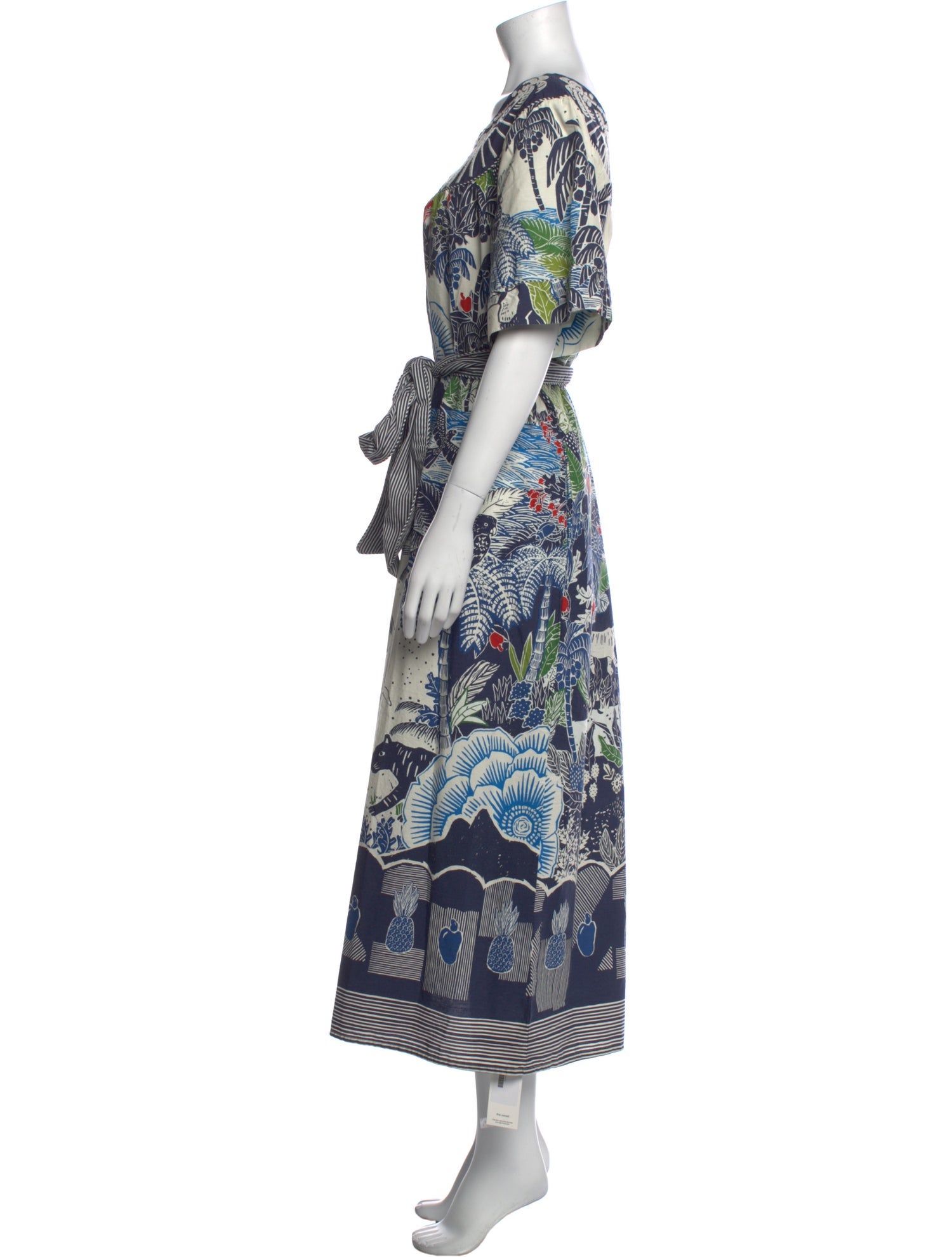 Farm Rio Printed Long Dress