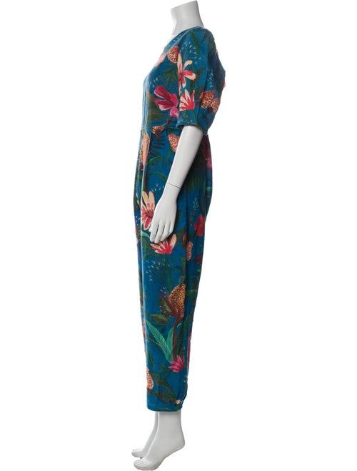 Farm Rio Linen Printed Jumpsuit
