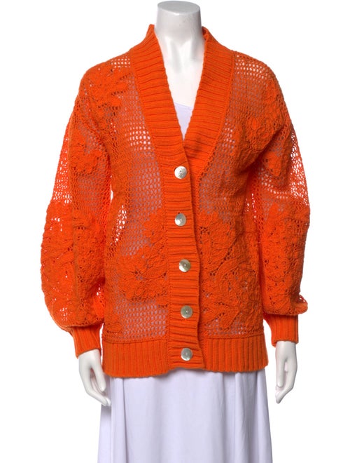 Farm Rio Patterned V-Neck Sweater