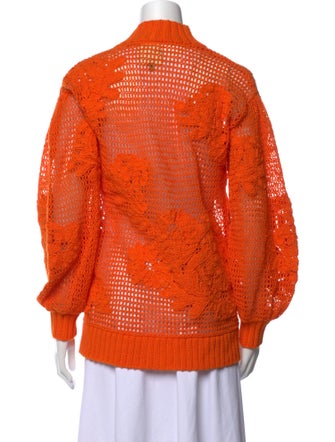 Farm Rio Patterned V-Neck Sweater