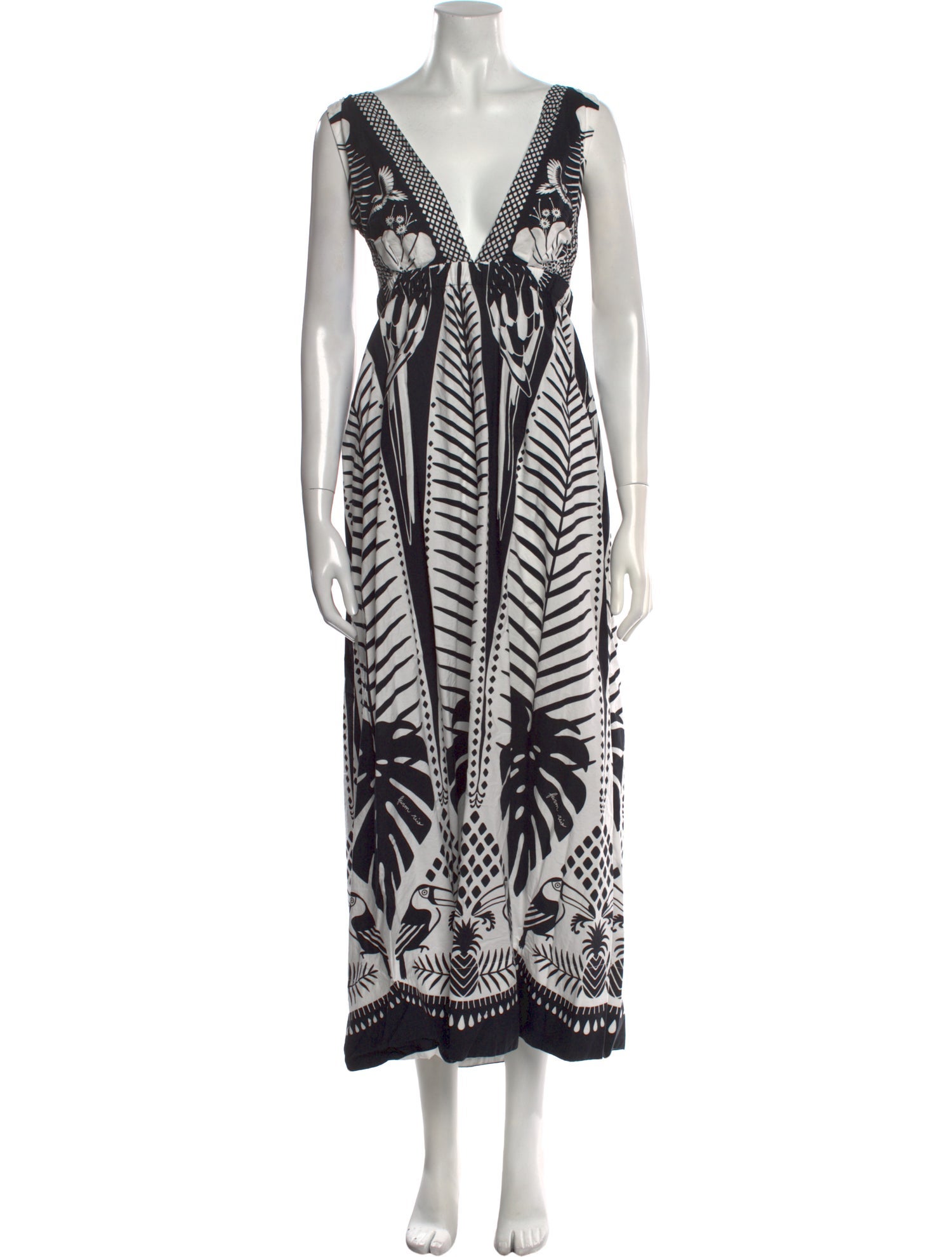 Farm Rio Printed Long Dress