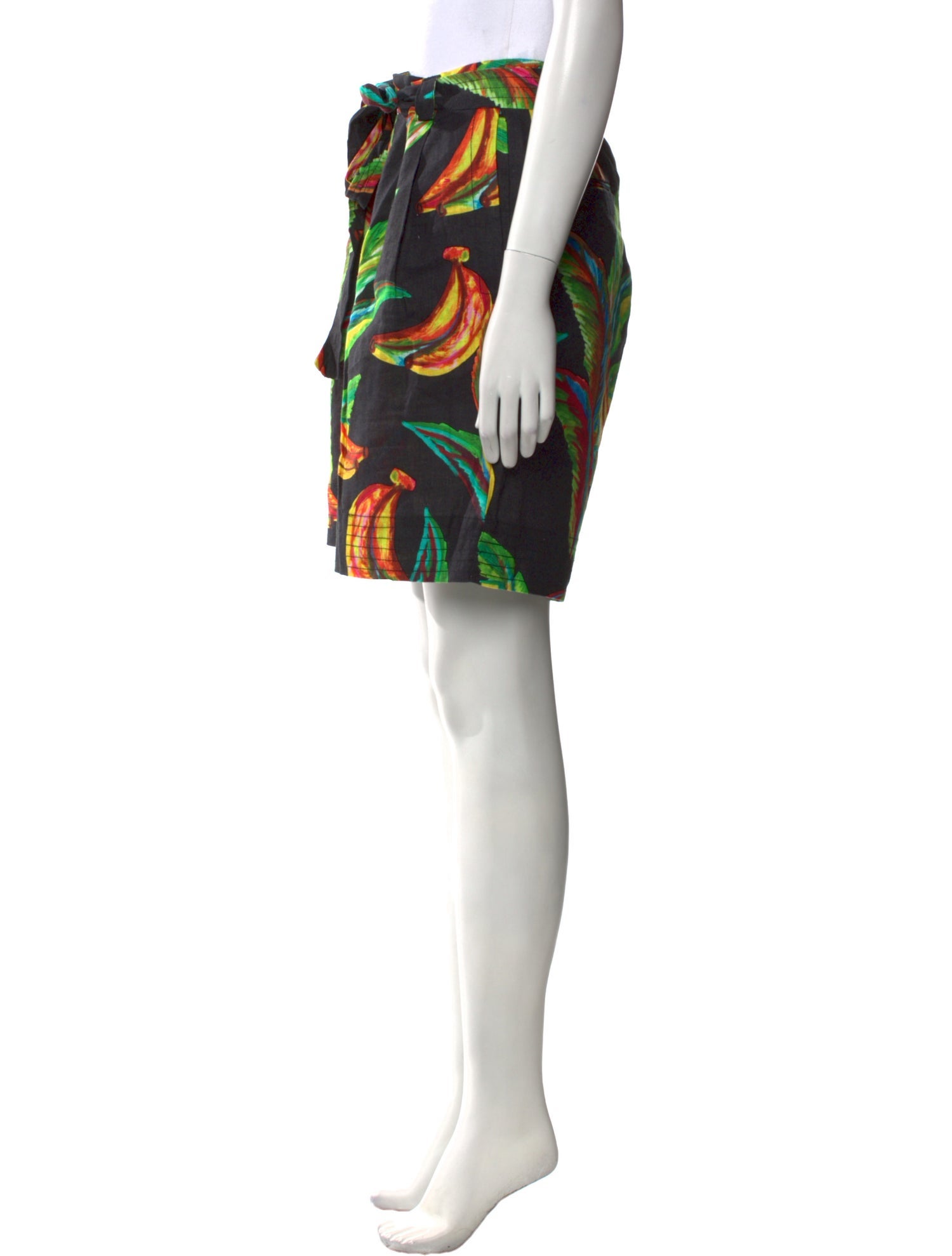 Farm Rio Linen Knee-Length Shorts