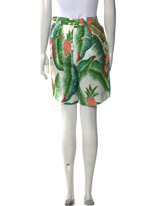 Farm Rio Linen Knee-Length Shorts