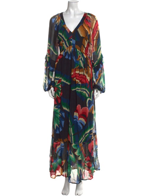 Farm Rio Printed Long Dress